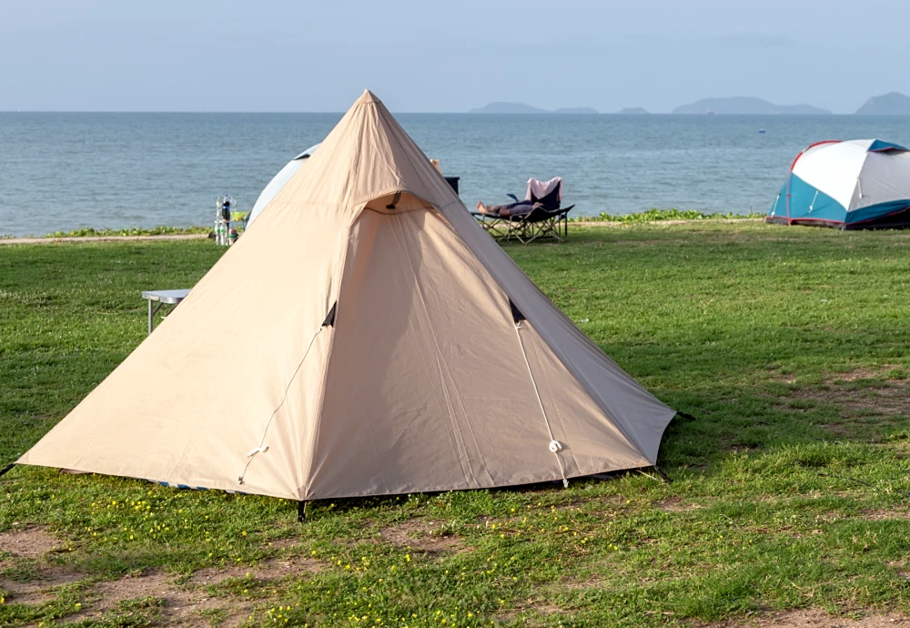 white teepee tent