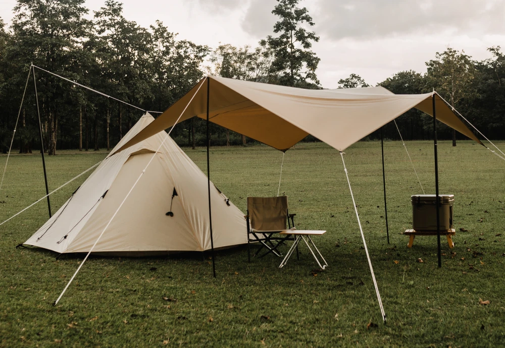 white teepee tent